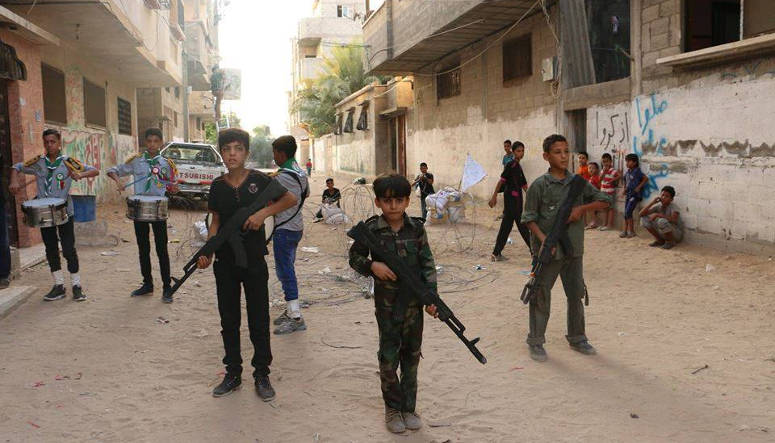 bambini soldato di allah addestramento