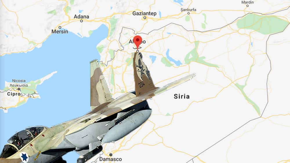 israele bombarda in siria