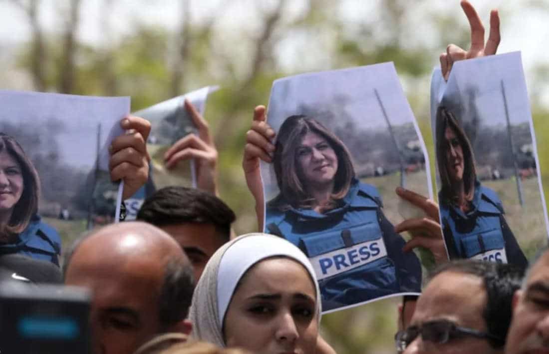 funerale giornalista al jazeera uccisa