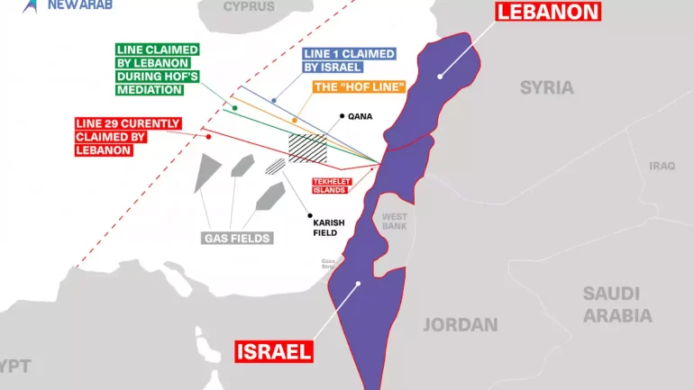 giacimenti gas libano israele
