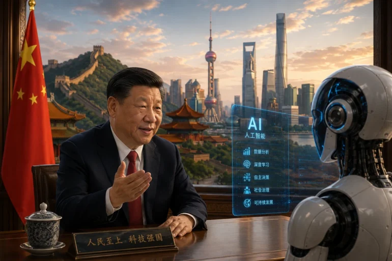 Xi Jinping parla con intelligenza artificiale