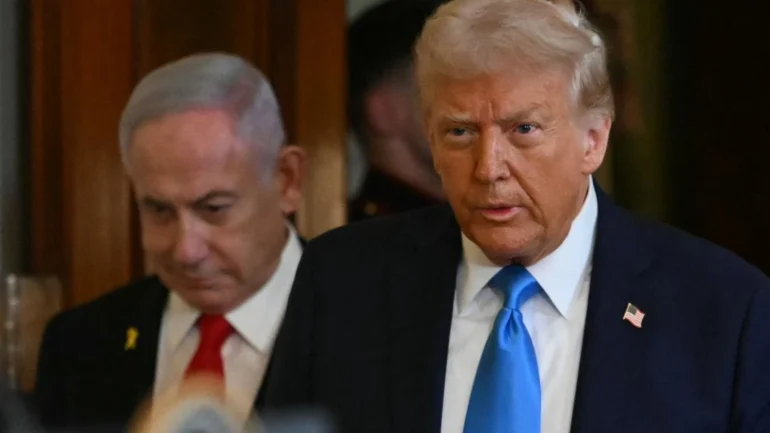 netanyahu dietro a trump